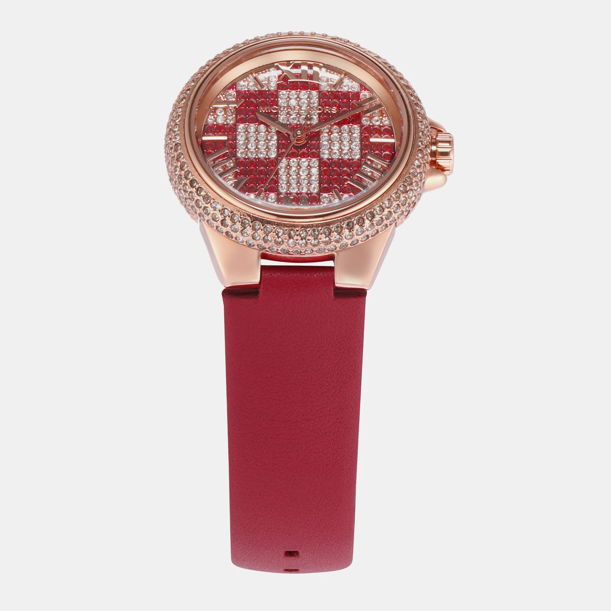 Camille Women Quartz Rose Gold Dial Analog Leather Watch MK4701 - Image 2