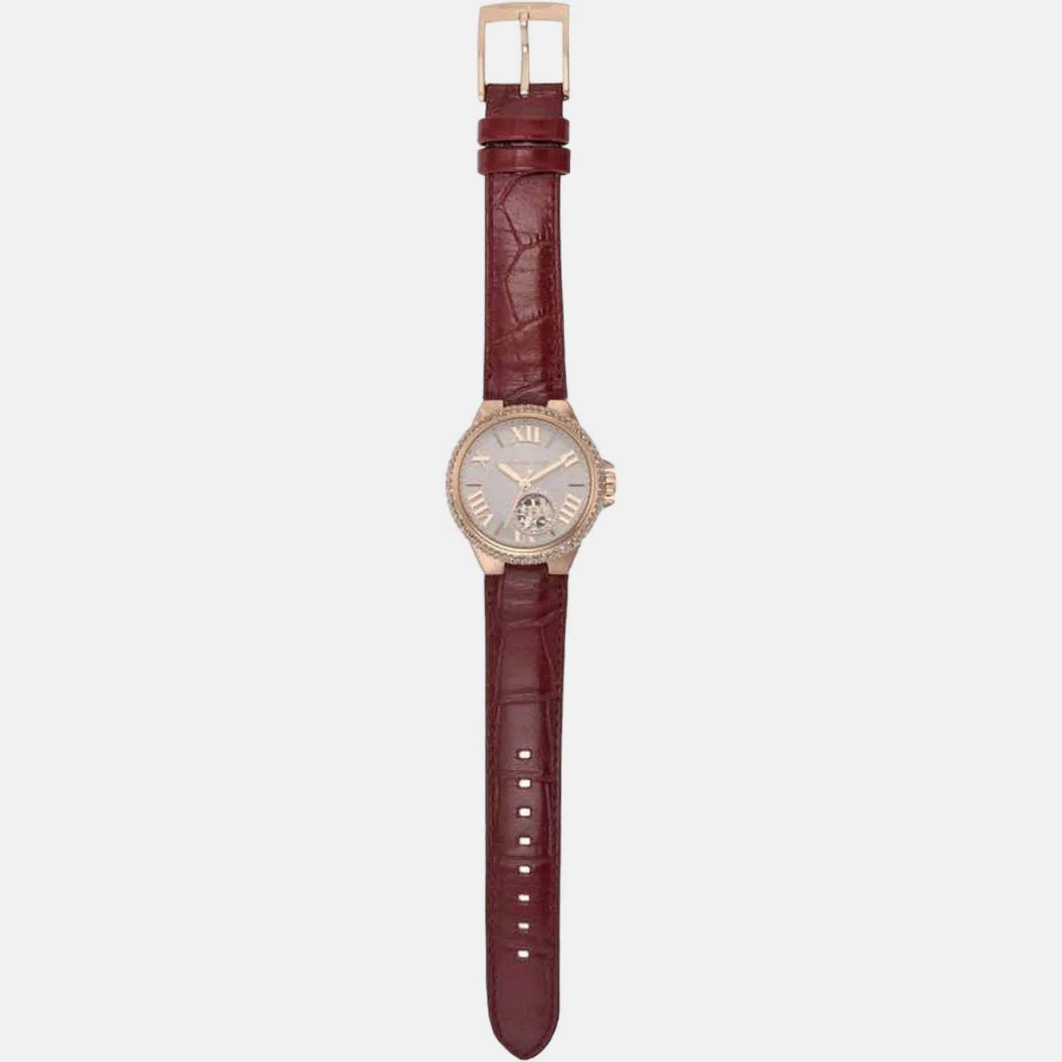 Camille Women Quartz Silver Dial Analog Leather Watch MK9052 - Image 4
