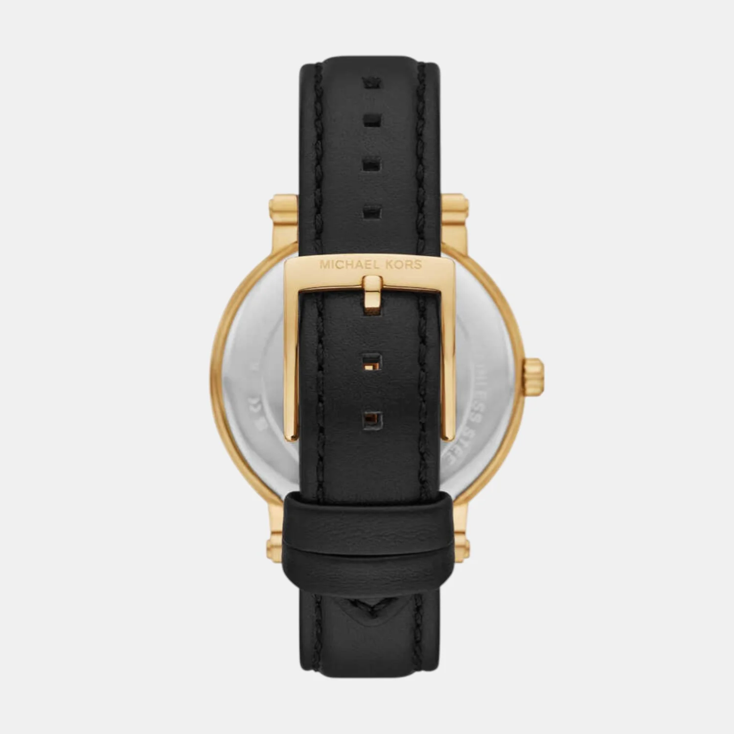 Corey Women Quartz Black Dial Analog Leather Watch MK4896 - Image 6