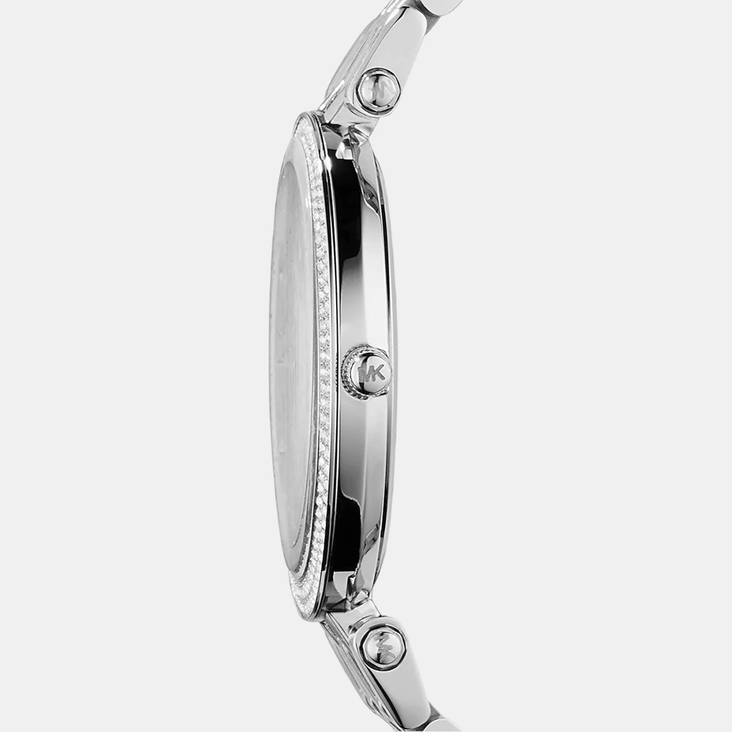 Darci Women Quartz Silver Dial Analog Stainless Steel Watch MK3190 - Image 2