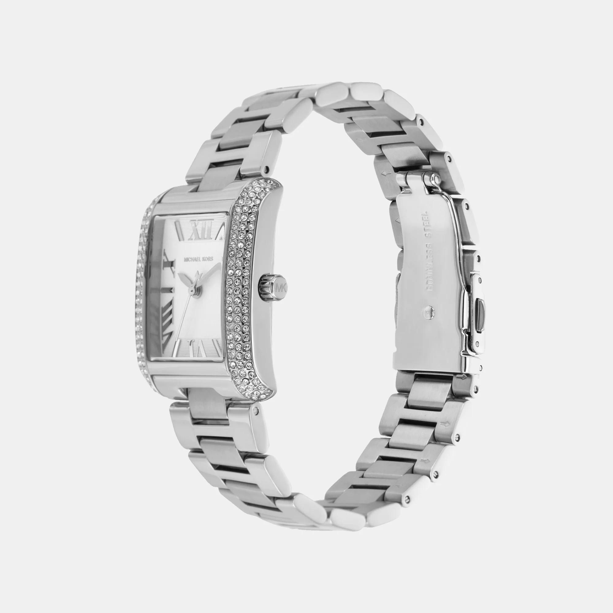 Emery Women Quartz White Dial Analog Stainless Steel Watch MK4839SET - Image 4