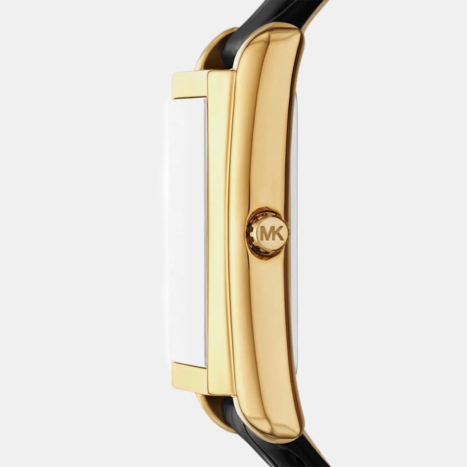 Essex Women Quartz Gold Dial Analog Leather Watch MK4965 - Image 2