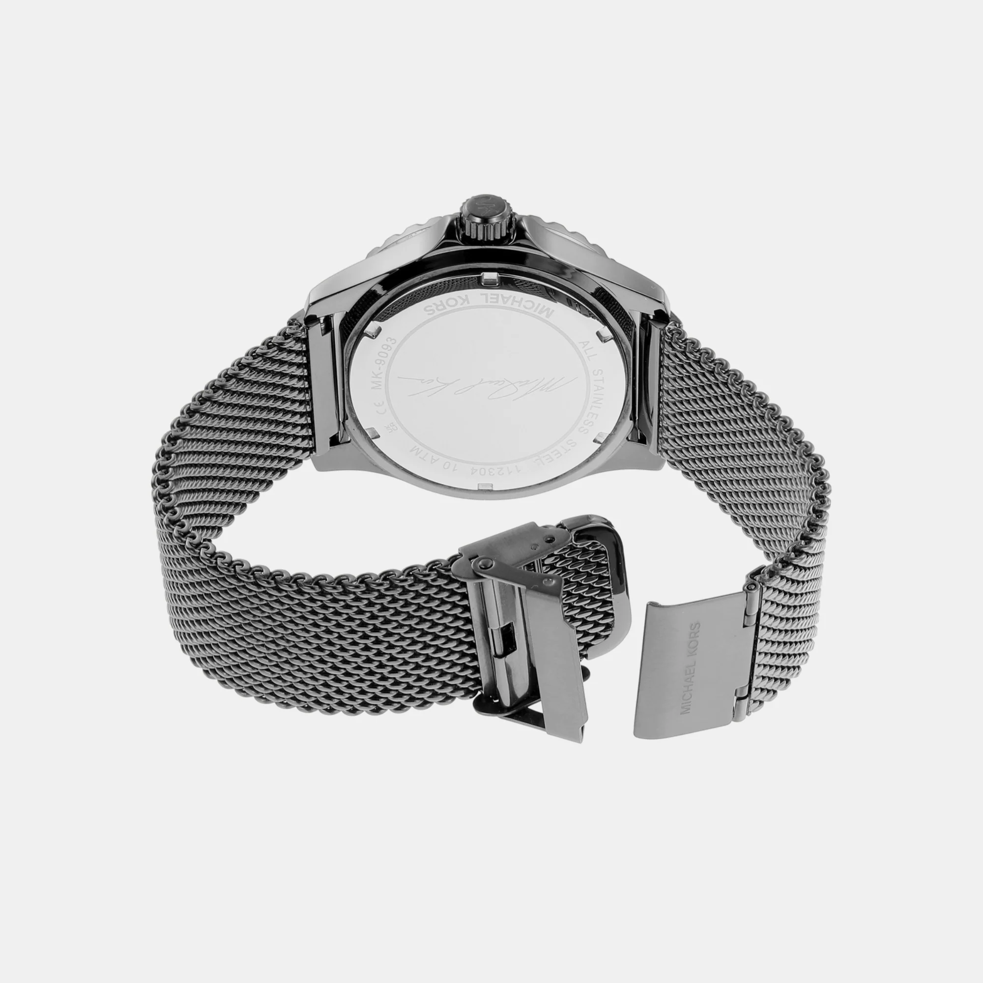 Everest Men Quartz Grey Dial Analog Stainless Steel Watch MK9093 - Image 2