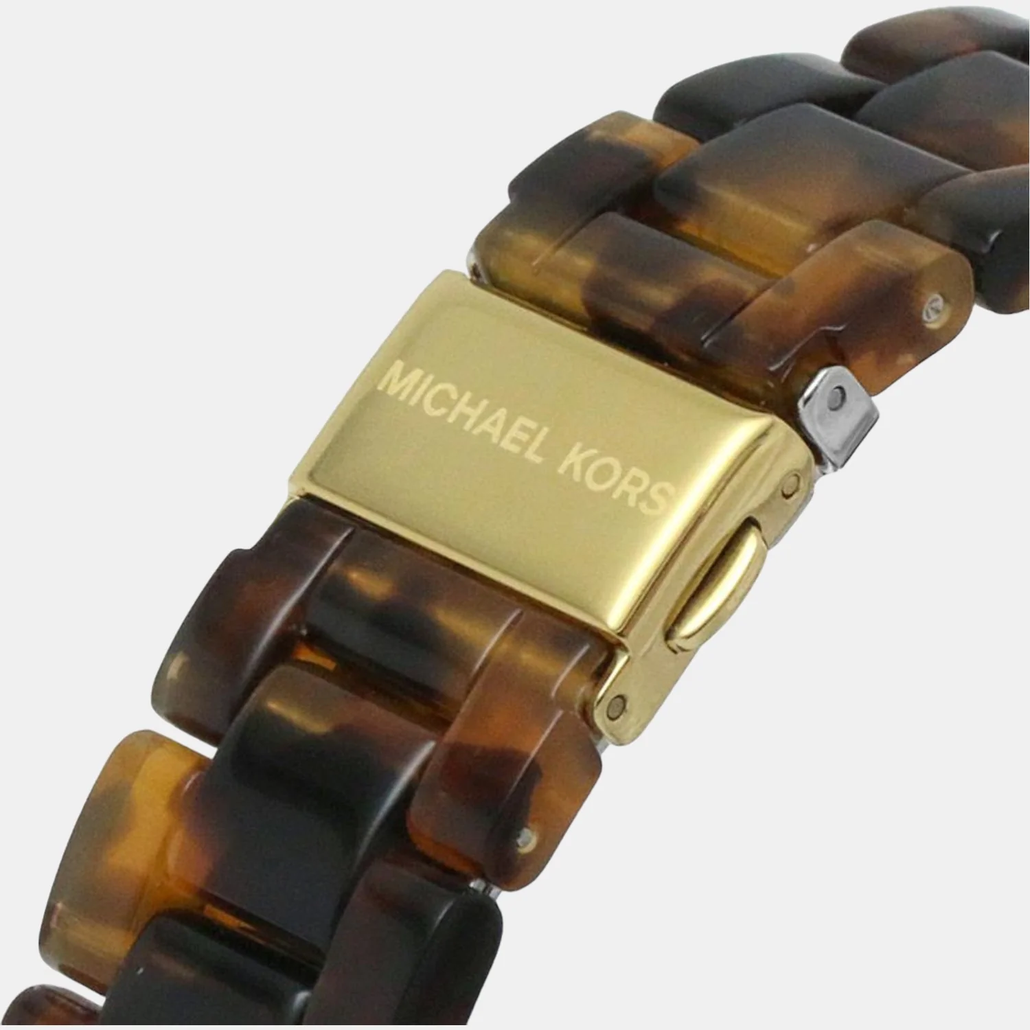 Everest Women Quartz Gold Dial Chronograph Stainless Steel Watch MK7239 - Image 7