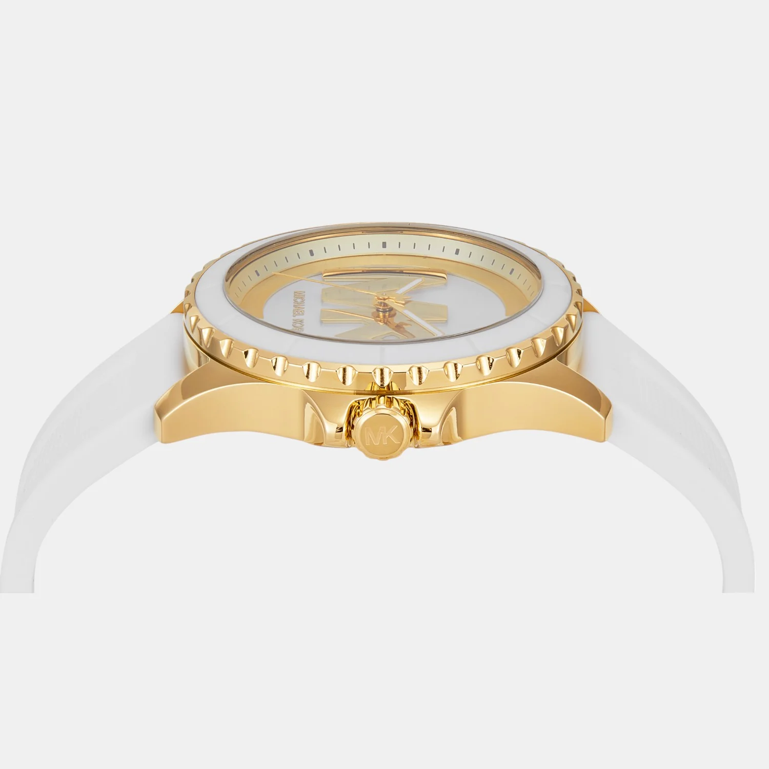 Everest Women Quartz Two Tone Dial Analog Silicone Watch MK7535 - Image 4
