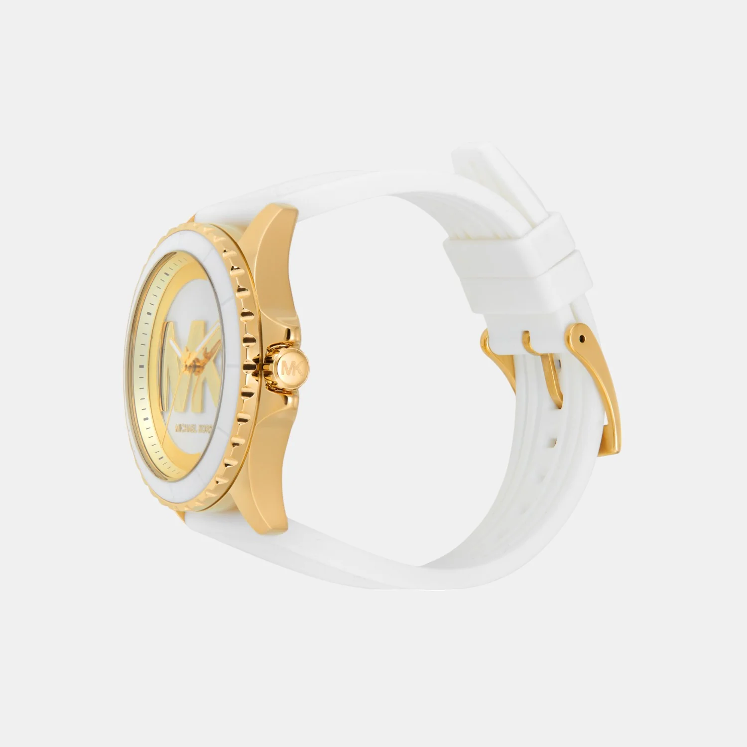 Everest Women Quartz Two Tone Dial Analog Silicone Watch MK7535 - Image 5