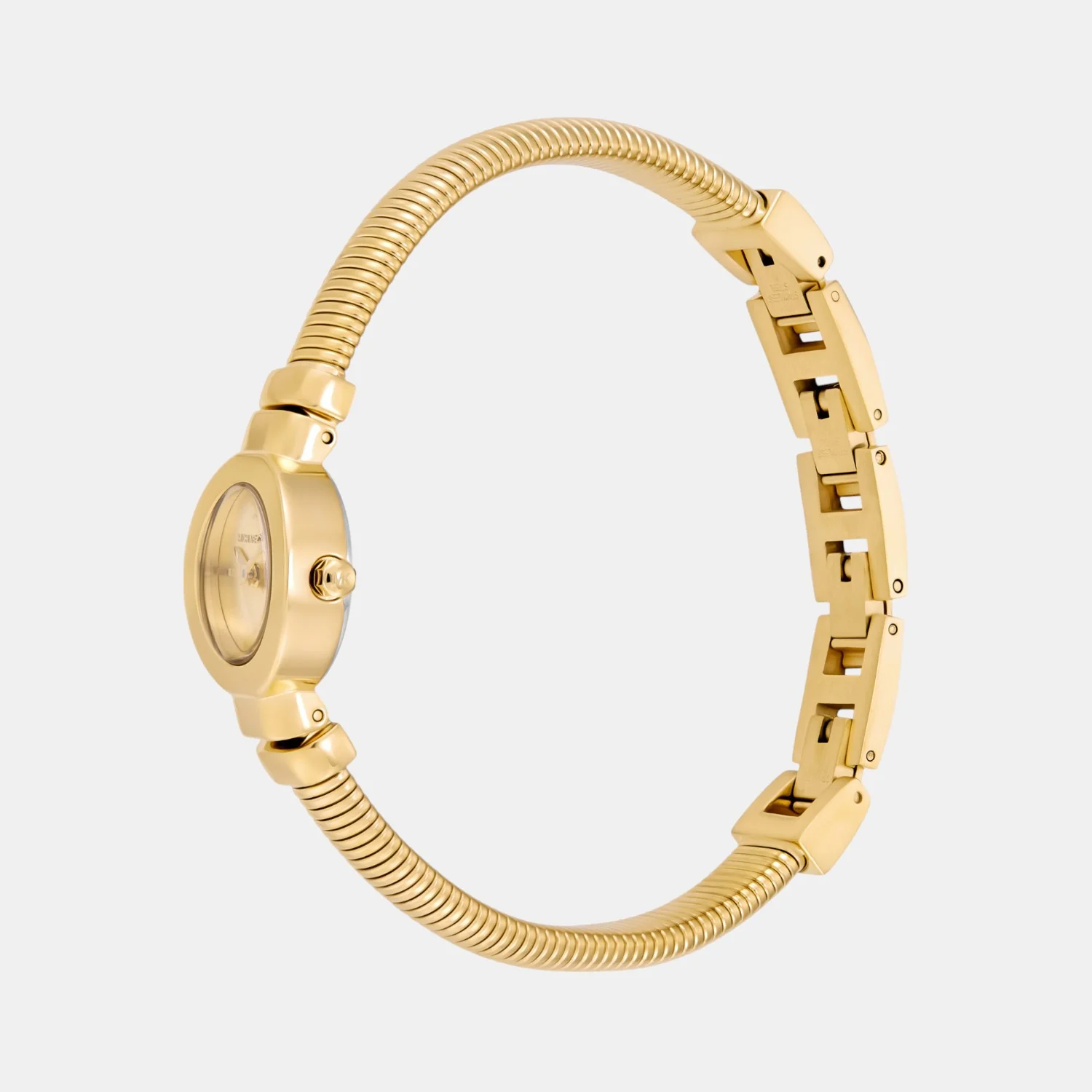 Gramercy Women Quartz Gold Dial Analog Stainless Steel Watch MK7527 - Image 4