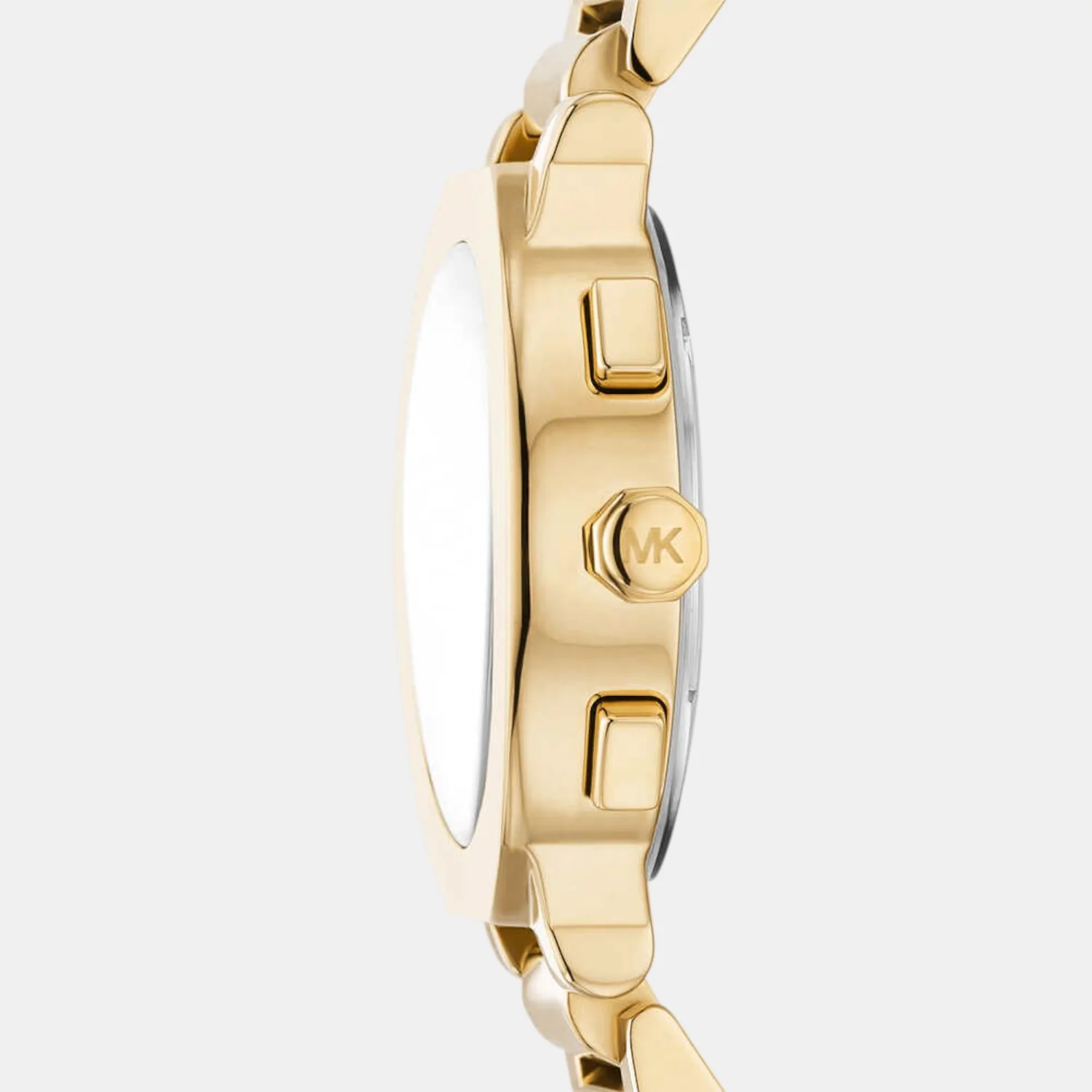 Gramercy Women Quartz Gold Dial Chronograph Stainless Steel Watch MK7520 - Image 3