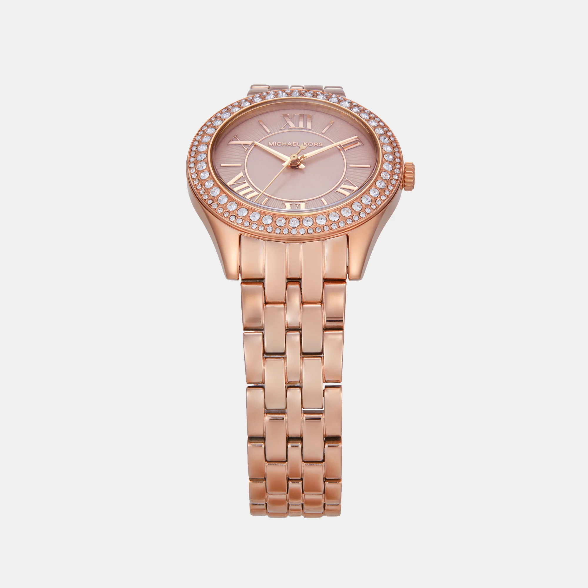 Harlowe Women Quartz Rose Gold Dial Analog Stainless Steel Watch MK4845 - Image 5