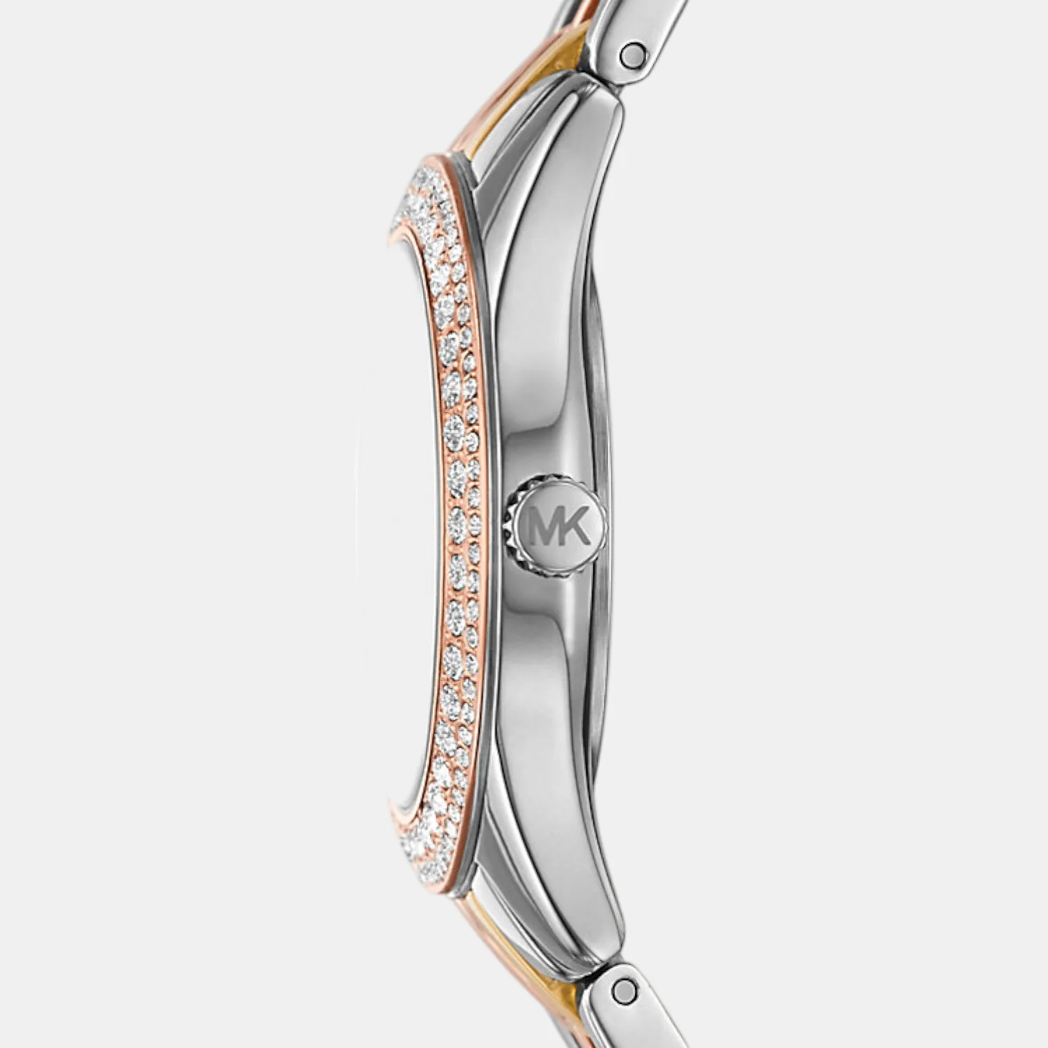 Harlowe Women Quartz Mother Of Pearl Dial Analog Stainless Steel Watch MK4846 - Image 2