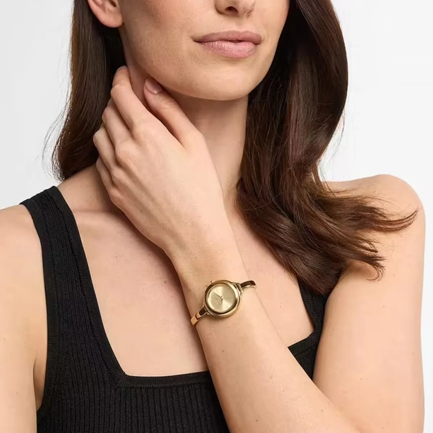 Izzy Women Quartz Gold Dial Analog Stainless Steel Watch MK4929 - Image 10