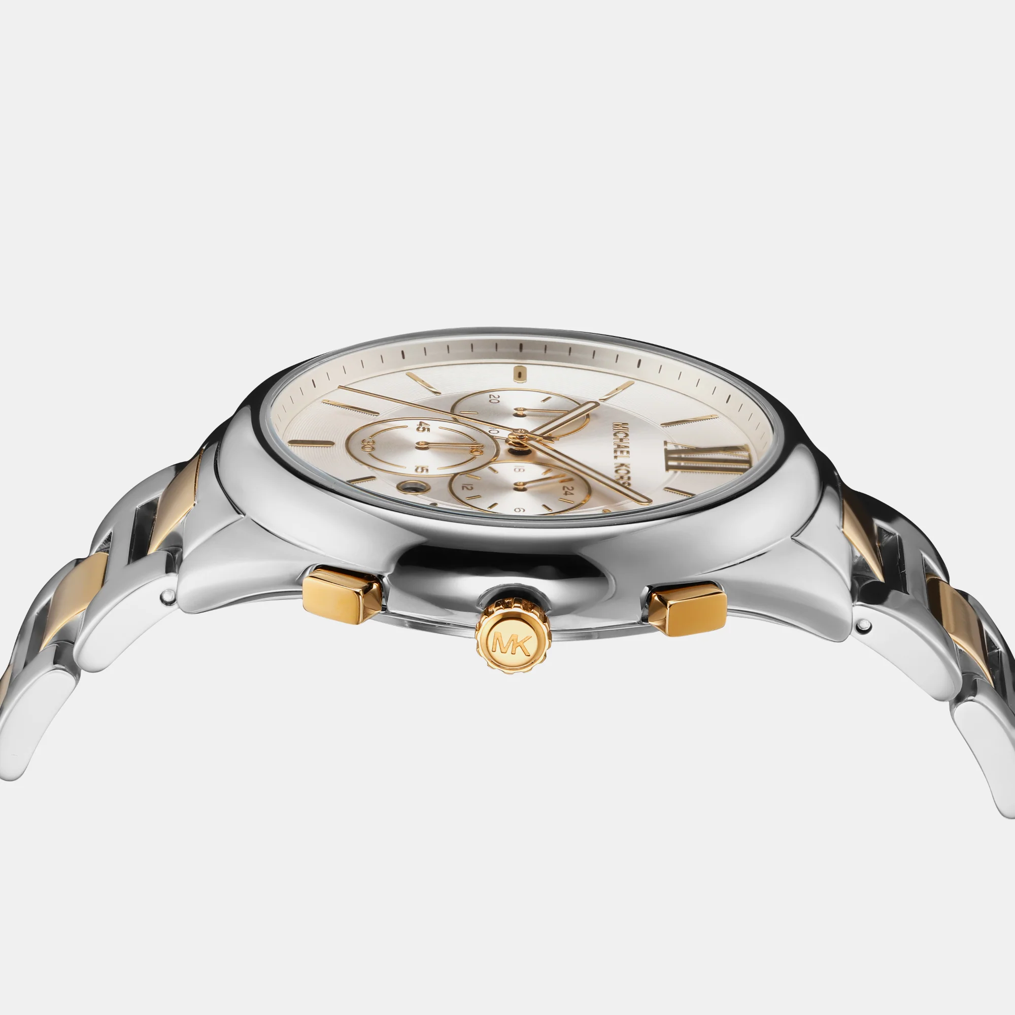Janelle Men Quartz Silver Dial Chronograph Stainless Steel Watch MK8994 - Image 4