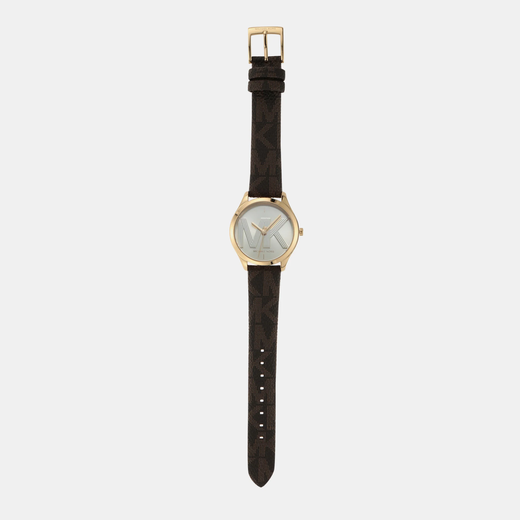 Jaycie Women Quartz Gold Dial Analog Leather Watch MK2862 - Image 10