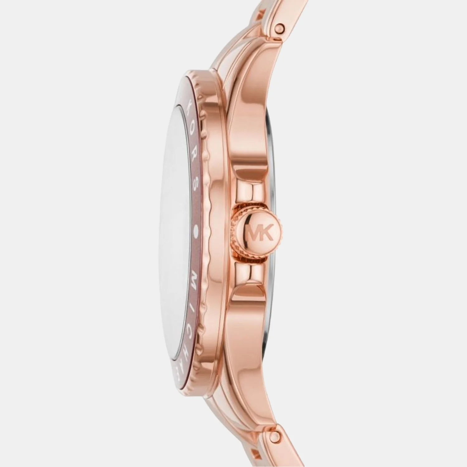 Kenly Women Quartz Rose Gold Dial Analog Stainless Steel Watch MK6956 - Image 2
