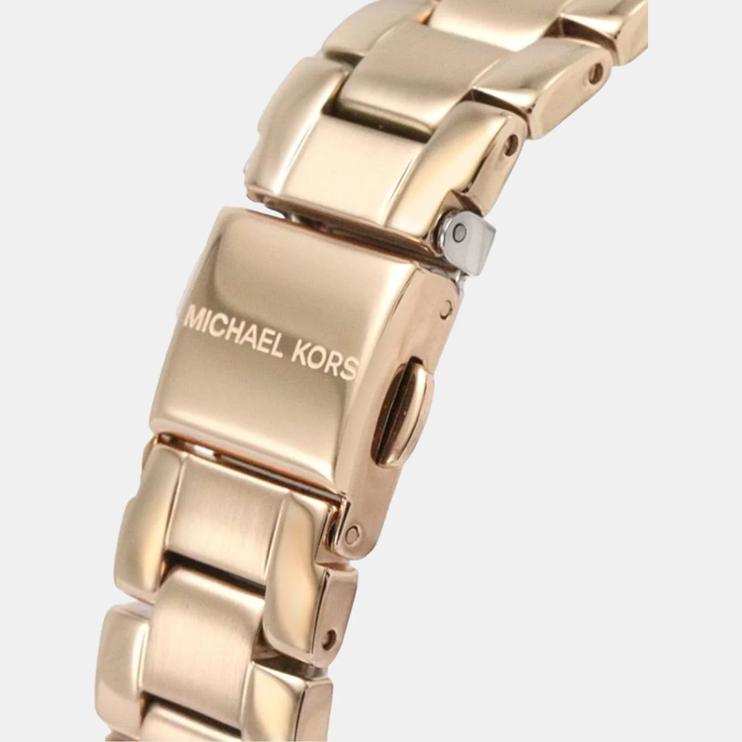 Kenly Women Quartz Rose Gold Dial Analog Stainless Steel Watch MK6956 - Image 5