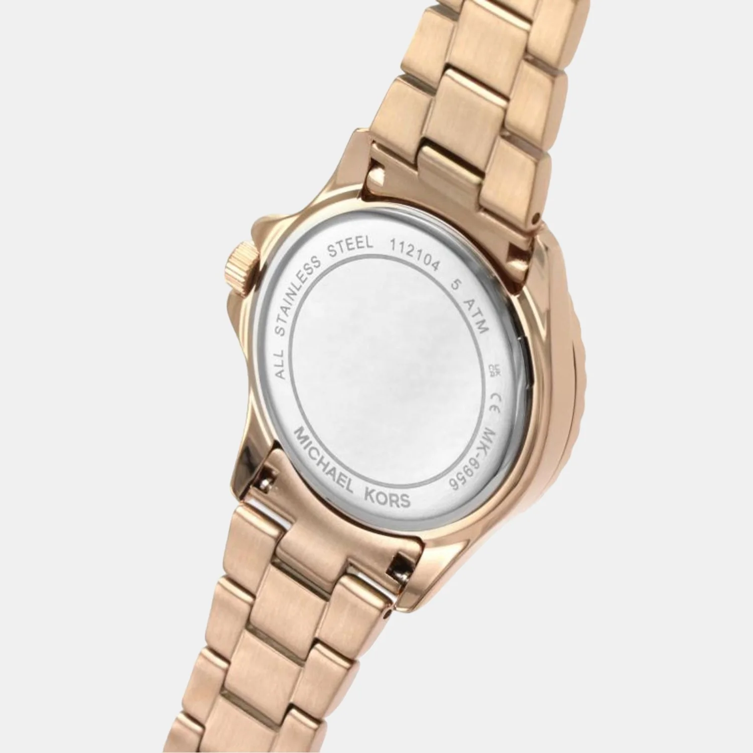 Kenly Women Quartz Rose Gold Dial Analog Stainless Steel Watch MK6956 - Image 6