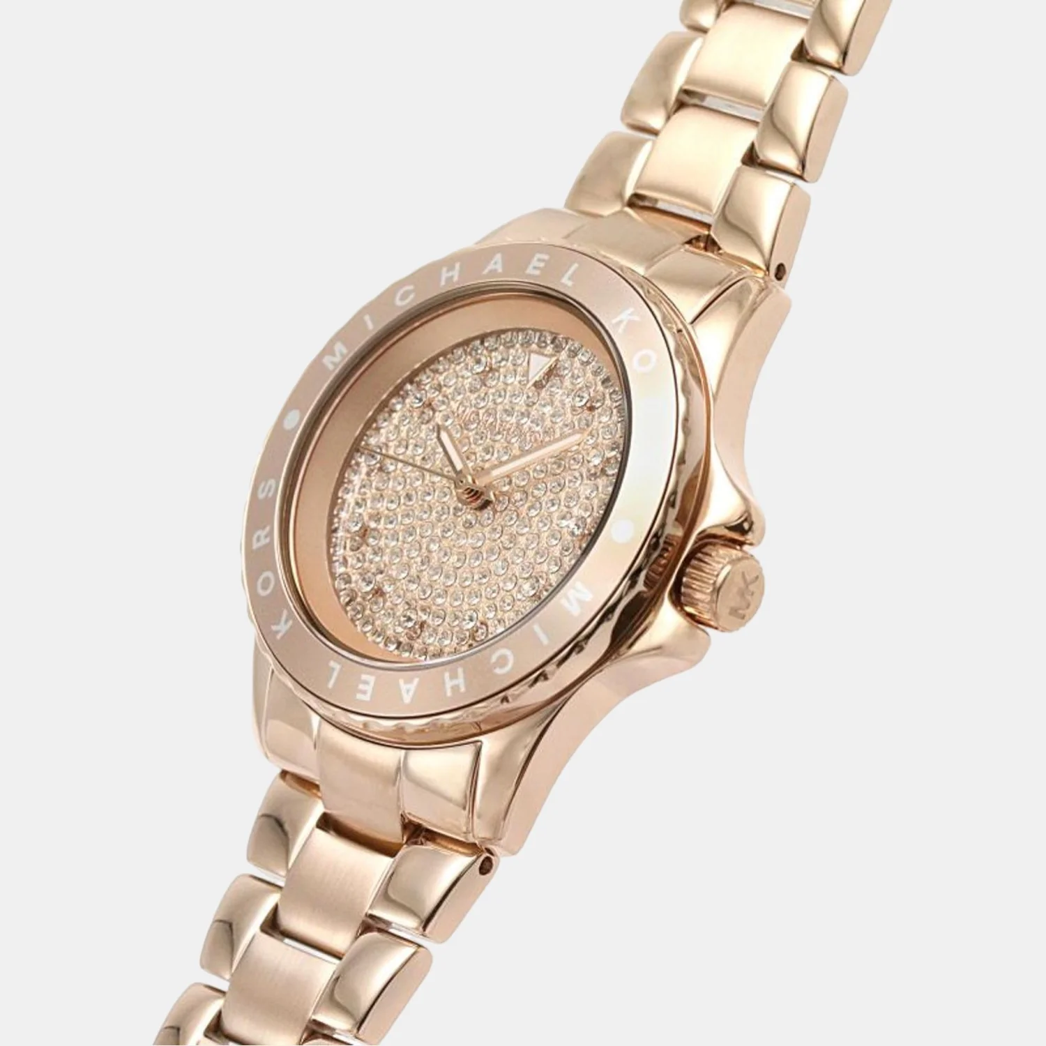 Kenly Women Quartz Rose Gold Dial Analog Stainless Steel Watch MK6956 - Image 7