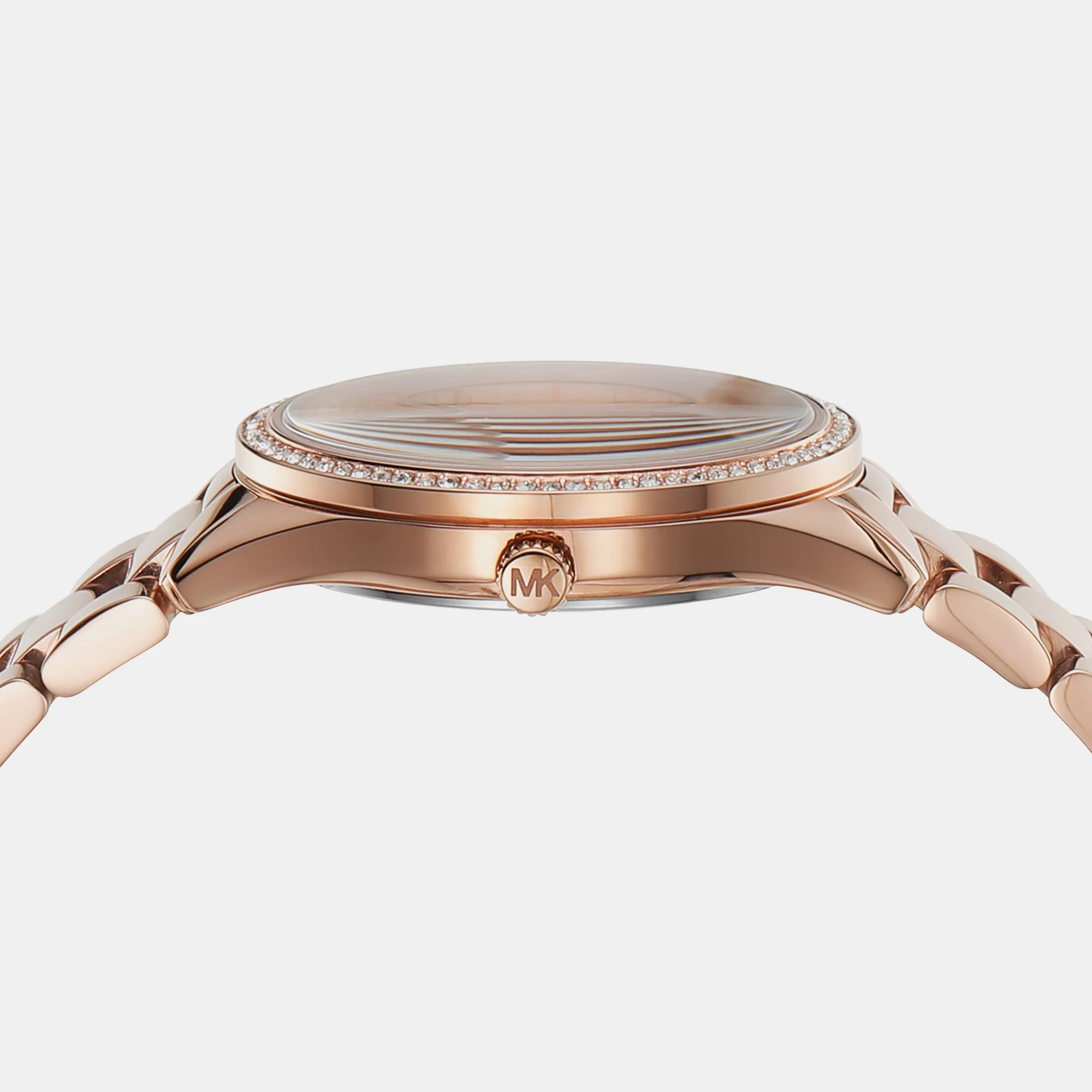 Lauryn Women Quartz Rose Gold Dial Analog Stainless Steel Watch MK4736 - Image 4