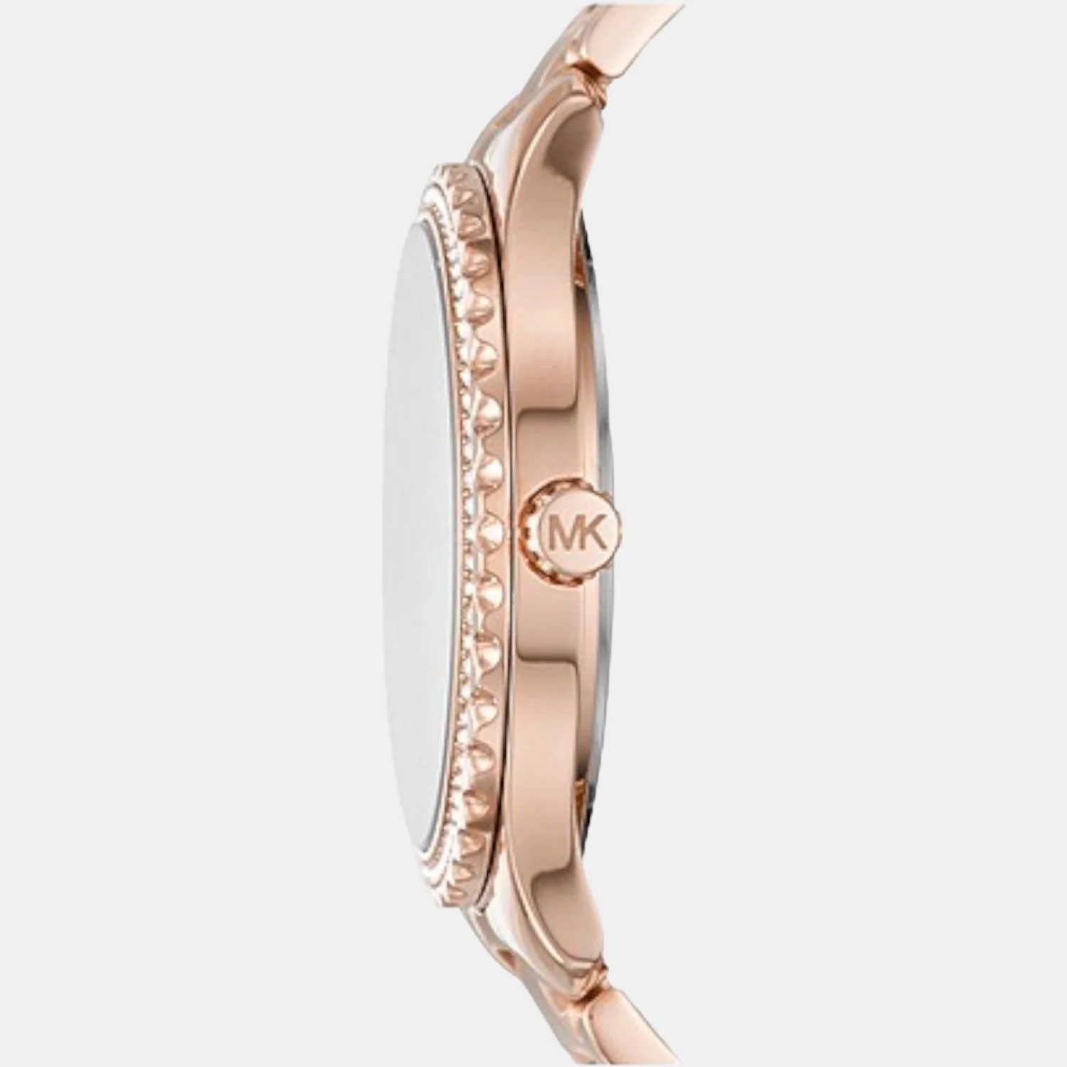 Layton Women Quartz Rose Gold Dial Analog Stainless Steel Watch MK7297 - Image 2