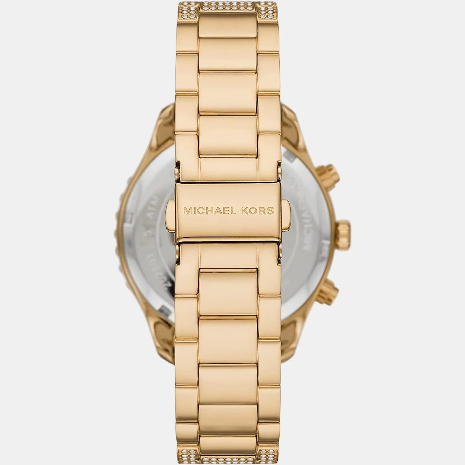 Layton Women Quartz White Dial Chronograph Stainless Steel Watch MK6941 - Image 3