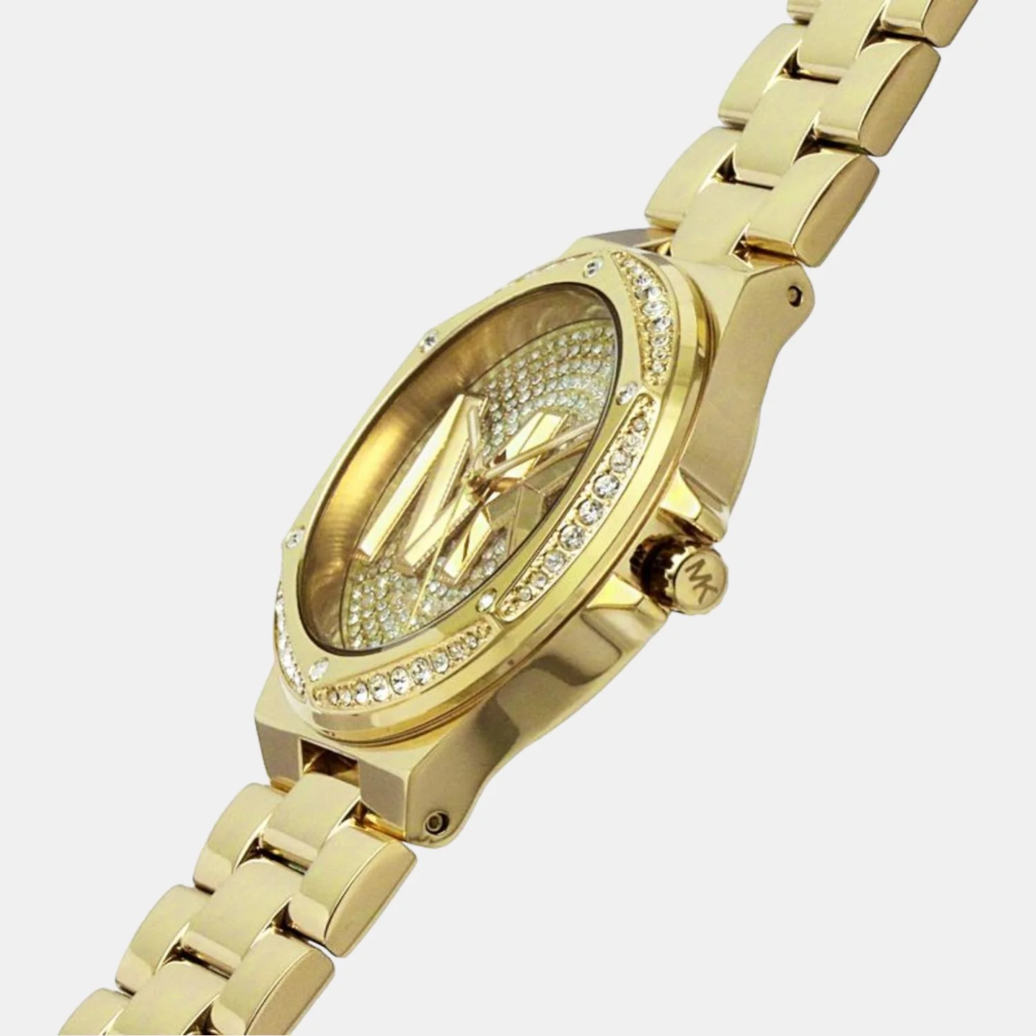 Lennox Women Quartz Gold Dial Analog Stainless Steel Watch MK7229 - Image 4