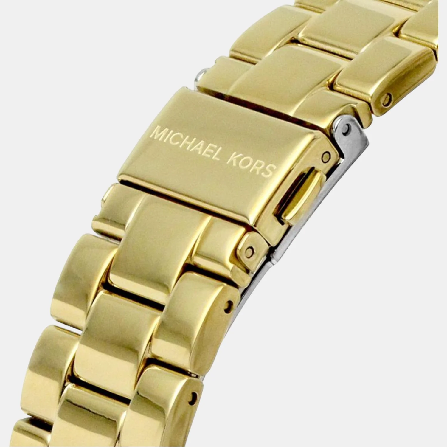 Lennox Women Quartz Gold Dial Analog Stainless Steel Watch MK7229 - Image 5