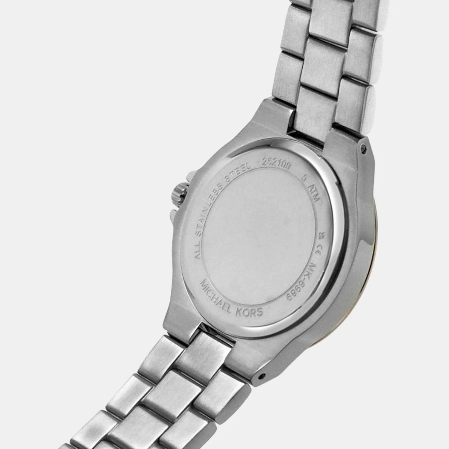 Lennox Women Quartz White Dial Analog Stainless Steel Watch MK6989 - Image 5
