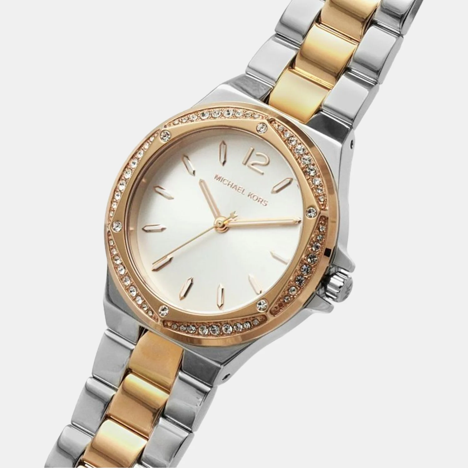 Lennox Women Quartz White Dial Analog Stainless Steel Watch MK6989 - Image 6