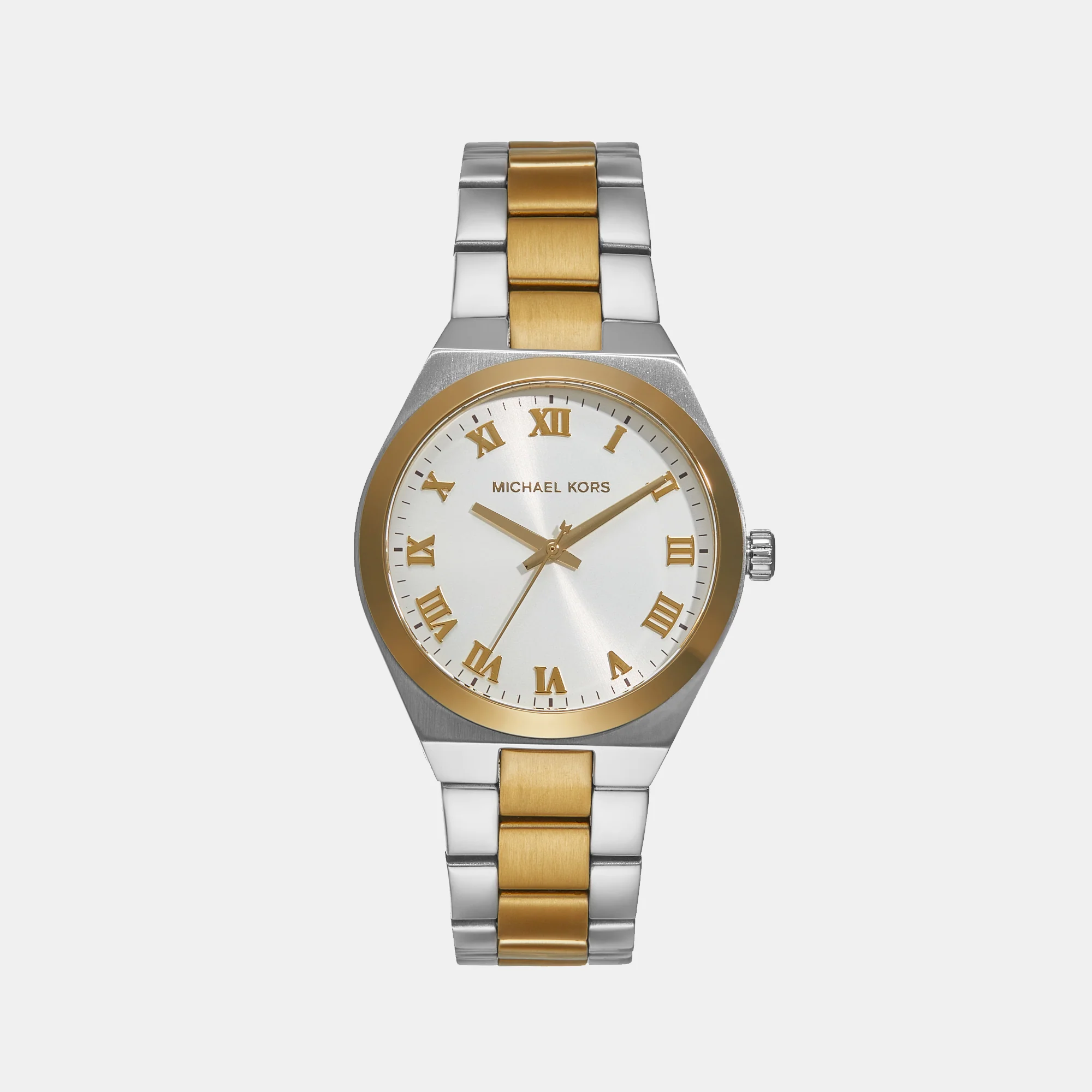 Lennox Women Quartz White Dial Analog Stainless Steel Watch MK7464 - Image 2