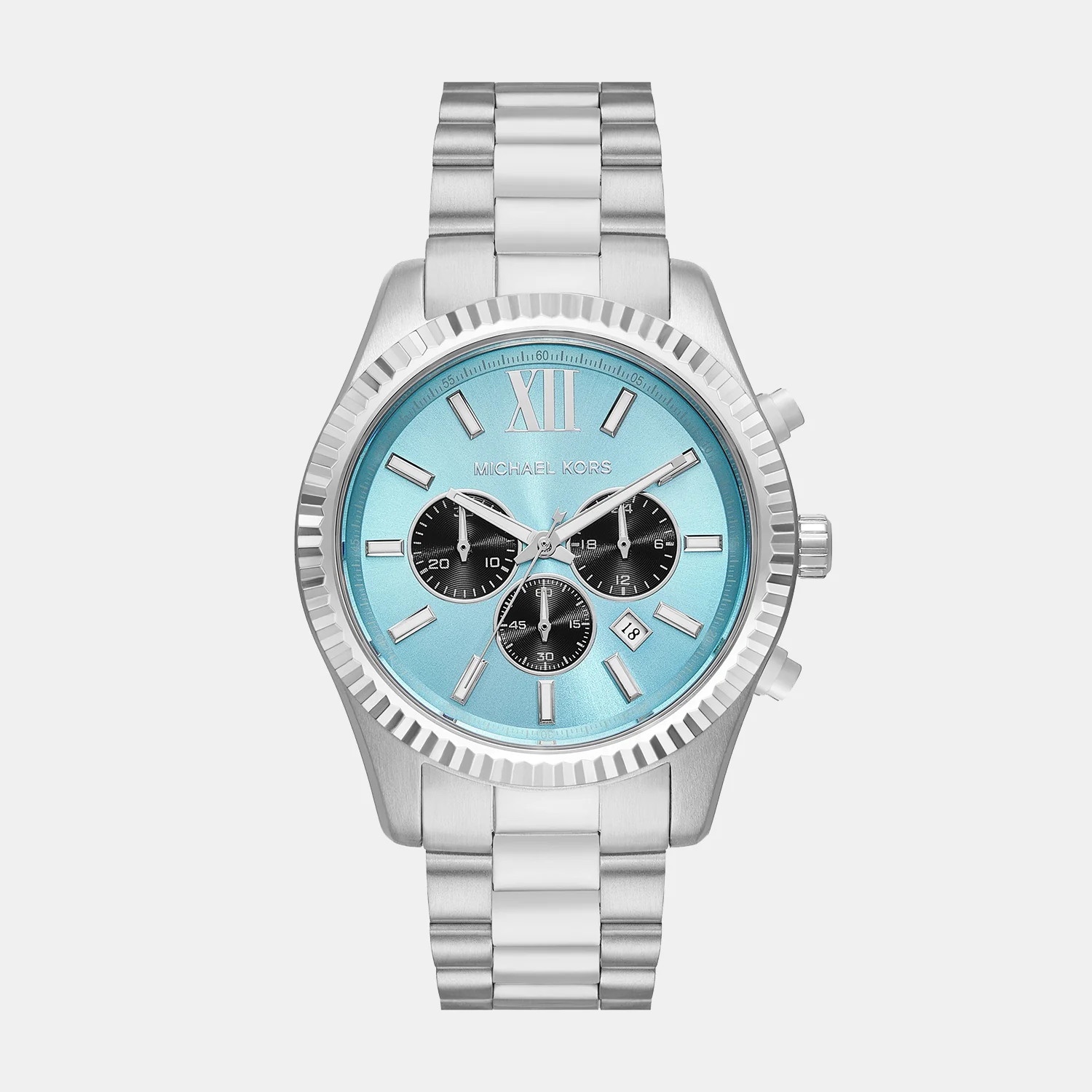 Lexington Men Quartz Two Tone Dial Chronograph Stainless Steel Watch MK9165 - Image 2