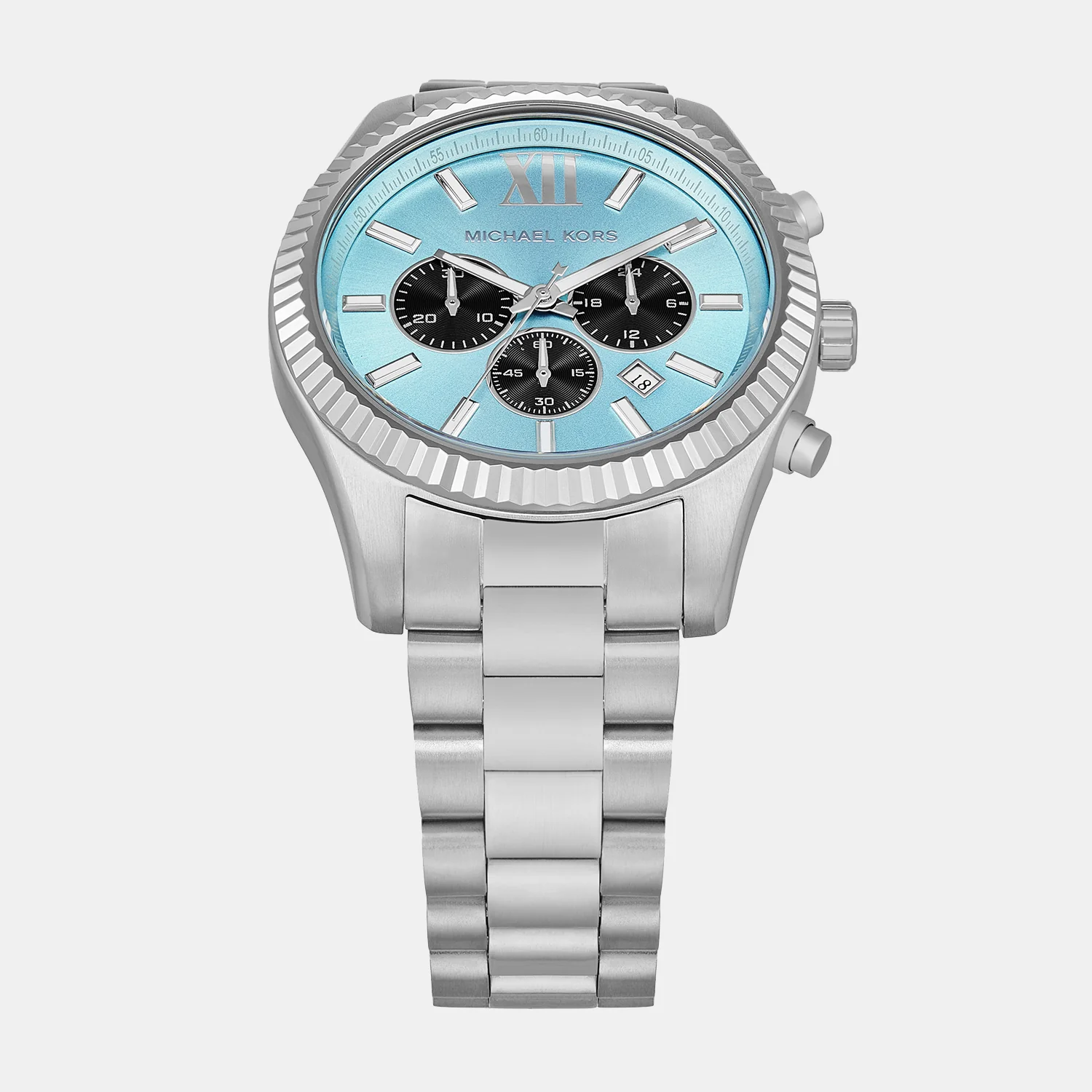 Lexington Men Quartz Two Tone Dial Chronograph Stainless Steel Watch MK9165 - Image 4
