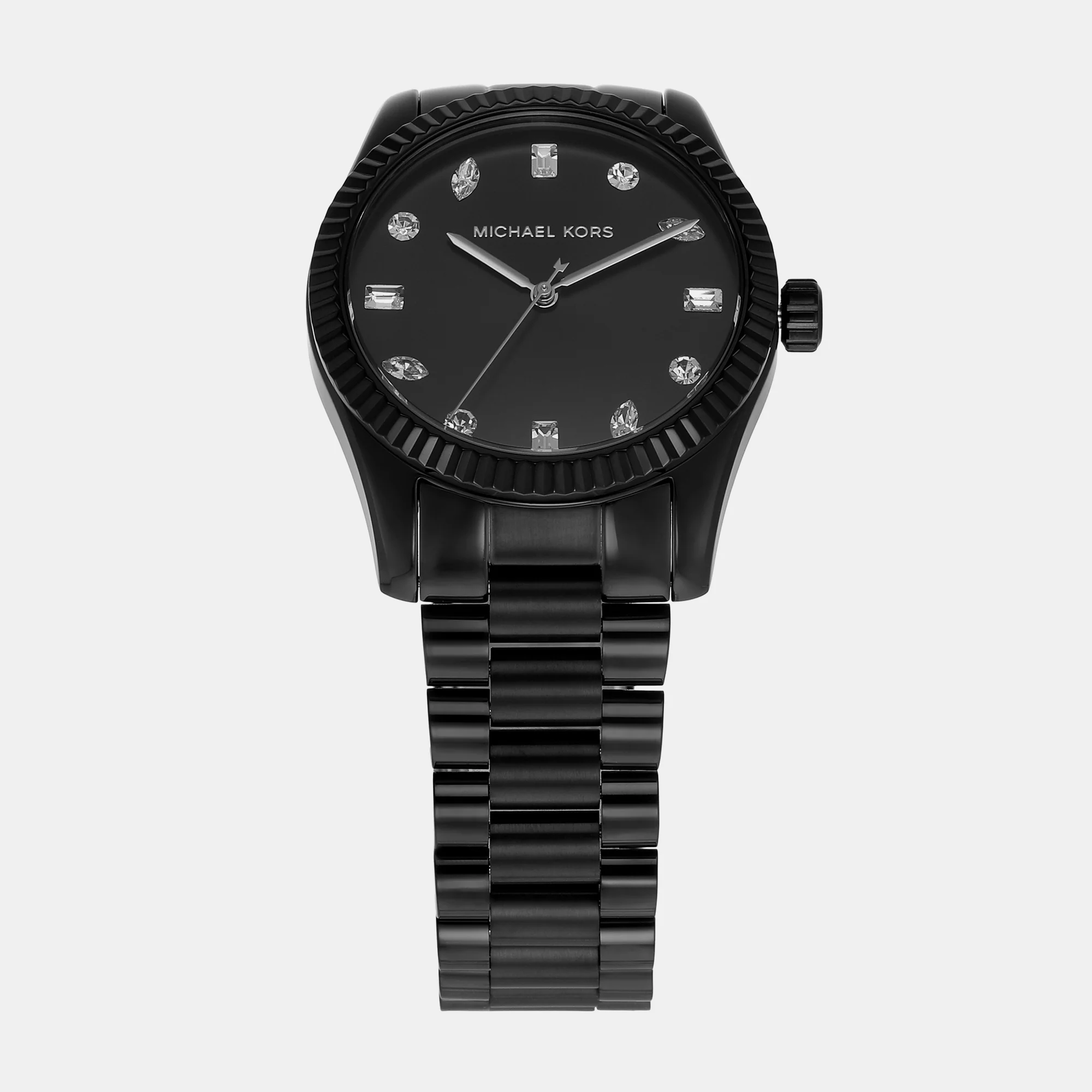 Lexington Women Quartz Black Dial Analog Stainless Steel Watch MK7442 - Image 3