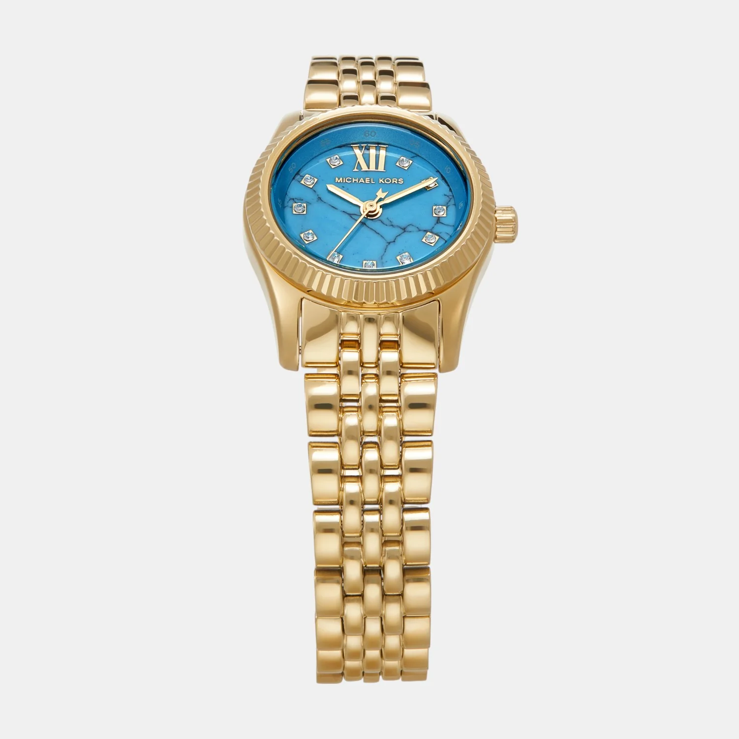 Lexington Women Quartz Blue Dial Analog Stainless Steel Watch MK4813 - Image 4