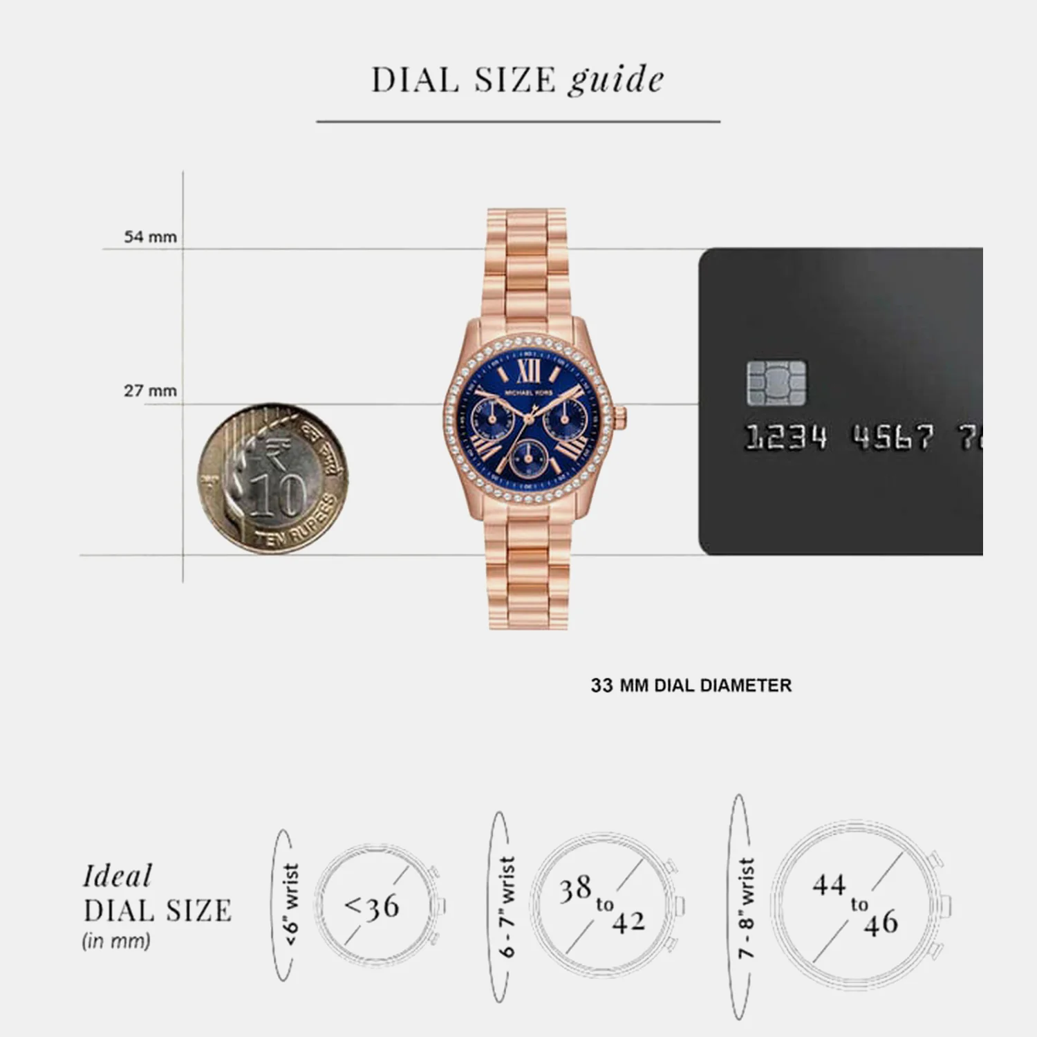 Lexington Women Quartz Blue Dial Multi-Function Stainless Steel Watch MK4926 - Image 5