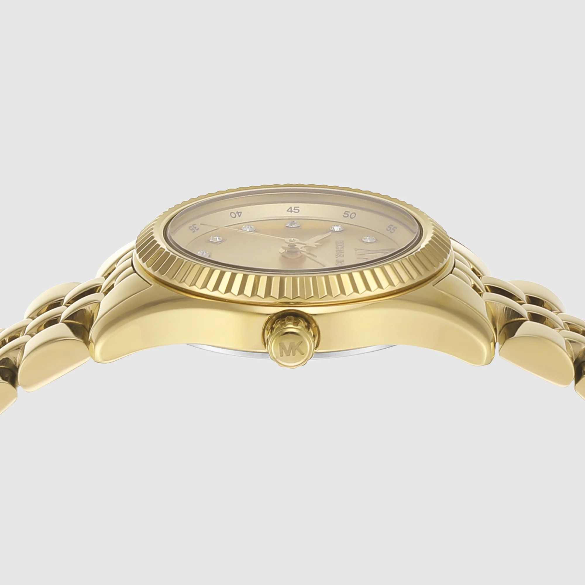 Lexington Women Quartz Gold Dial Analog Stainless Steel Watch MK4741 - Image 2