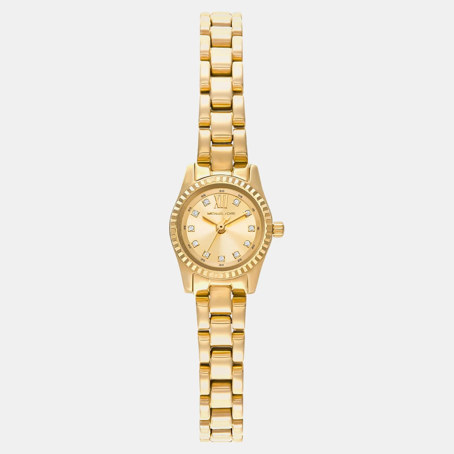 Lexington Women Quartz Gold Dial Analog Stainless Steel Watch MK4862 - Image 2