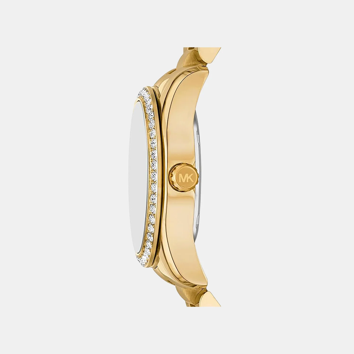 Lexington Women Quartz Gold Dial Chronograph Stainless Steel Watch MK4982 - Image 3