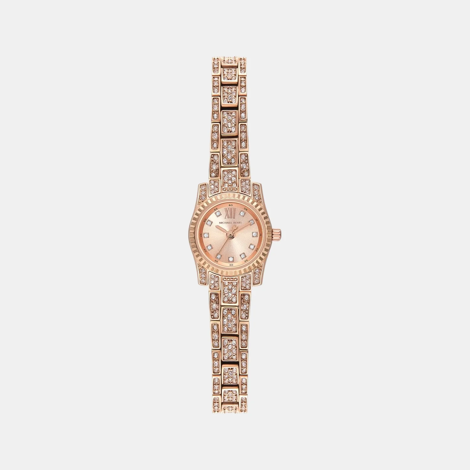 Lexington Women Quartz Rose Gold Dial Analog Stainless Steel Watch MK4863