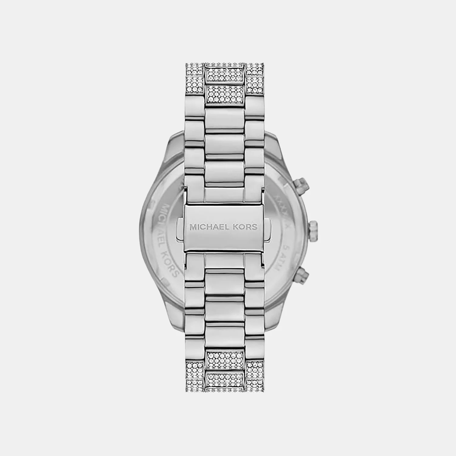 Lexington Women Quartz Silver Dial Chronograph Stainless Steel Watch MK4972 - Image 4