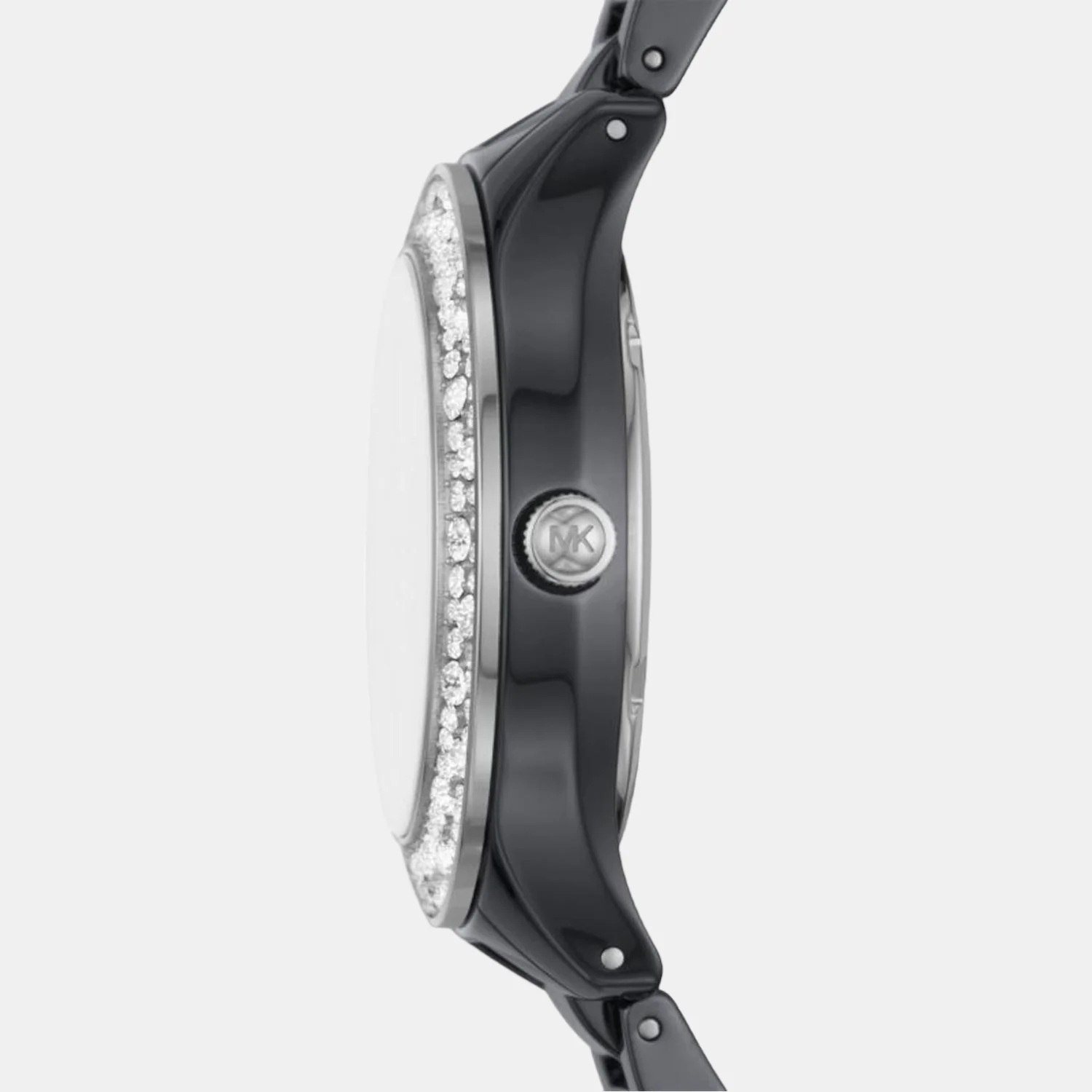 Liliane Women Quartz Black Dial Analog Ceramic Watch MK4650 - Image 3
