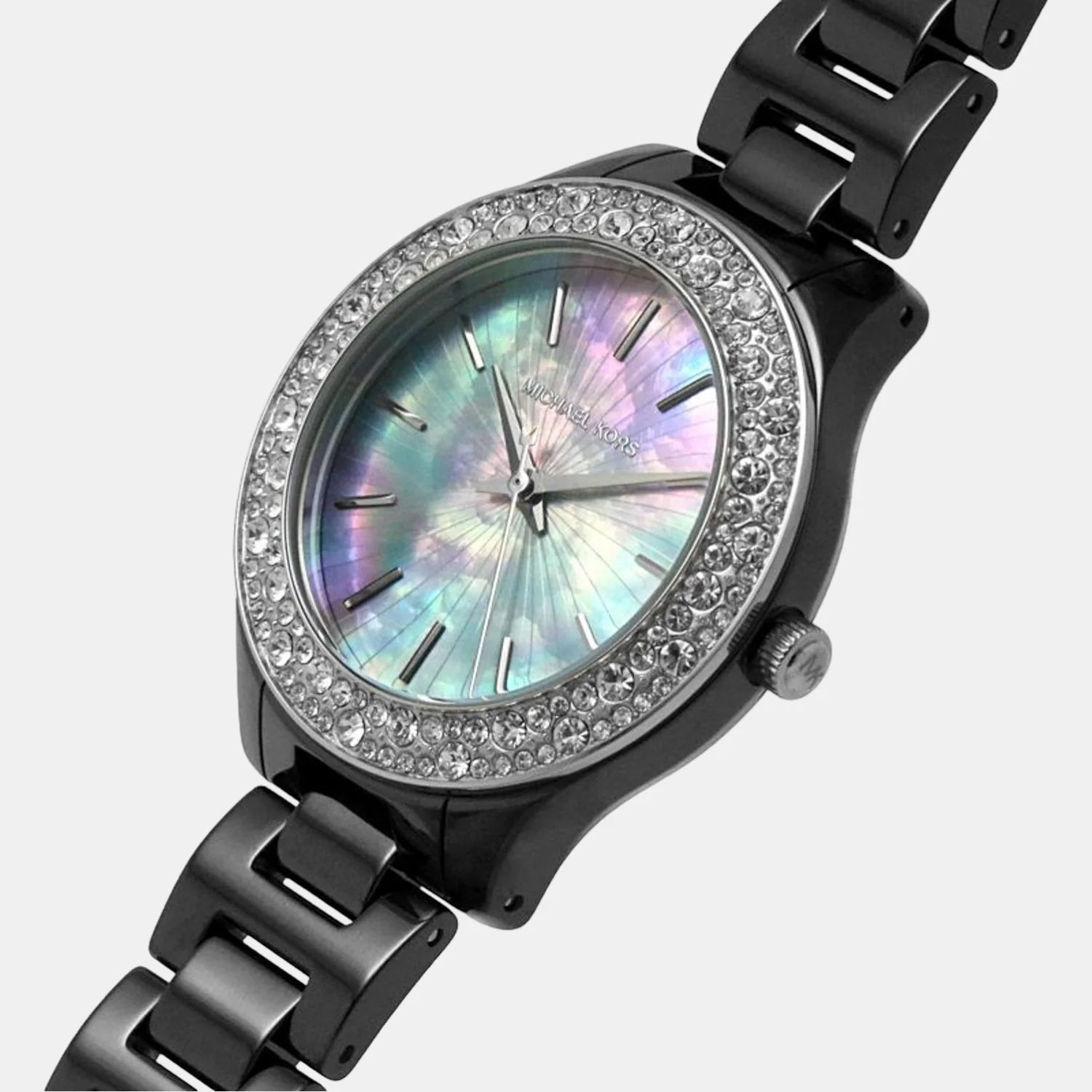 Liliane Women Quartz Black Dial Analog Ceramic Watch MK4650 - Image 7