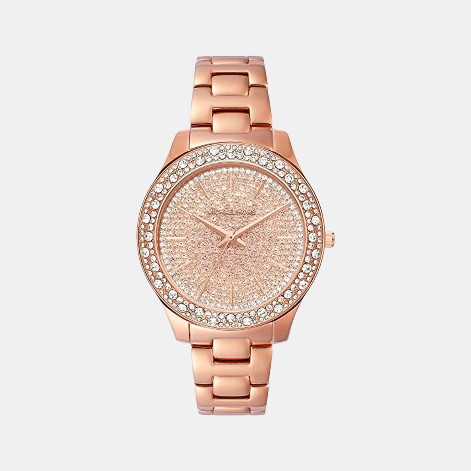 Liliane Women Quartz Gold Dial Analog Stainless Steel Watch MK4651
