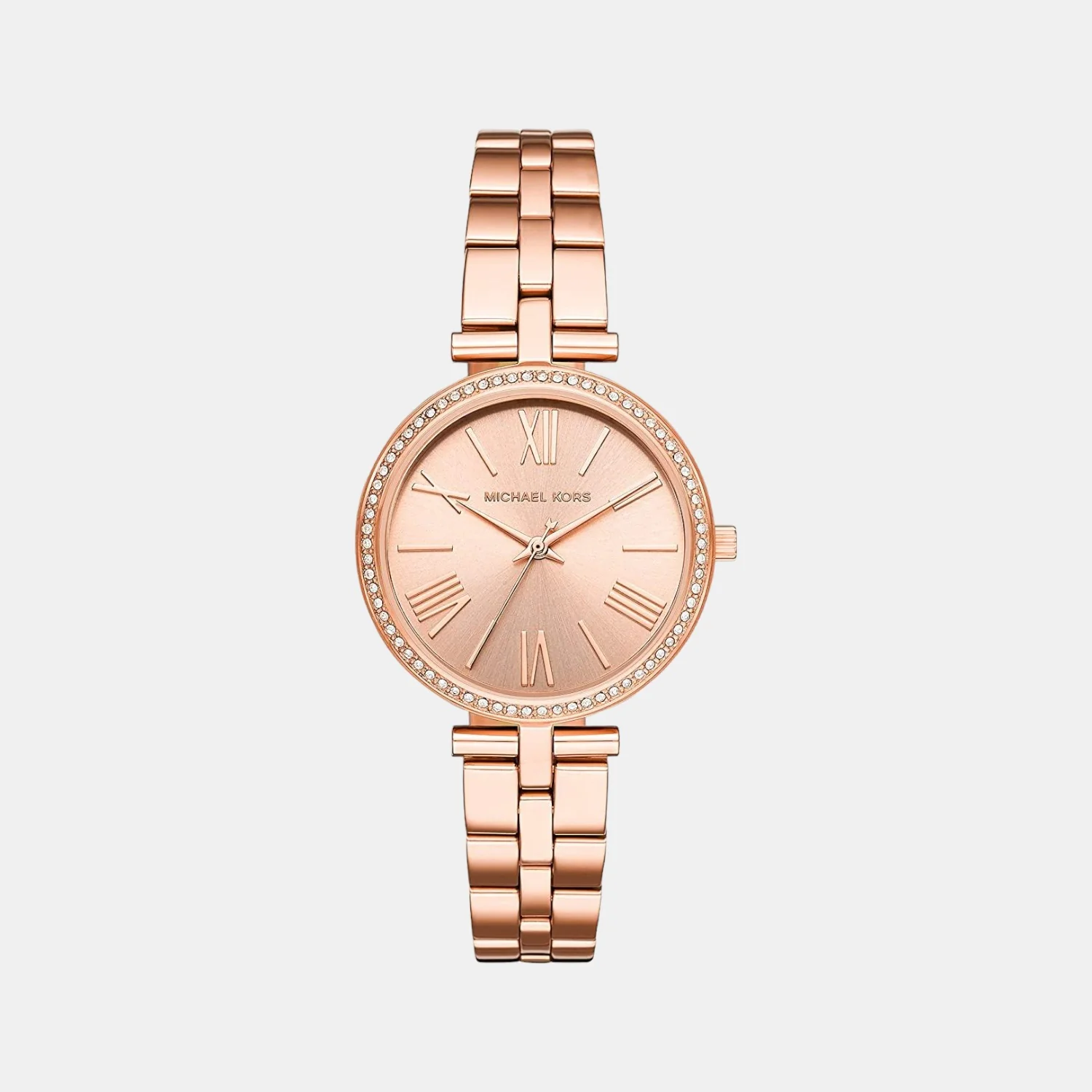 Maci Women Quartz Rose Gold Dial Analog Stainless Steel Watch MK3904