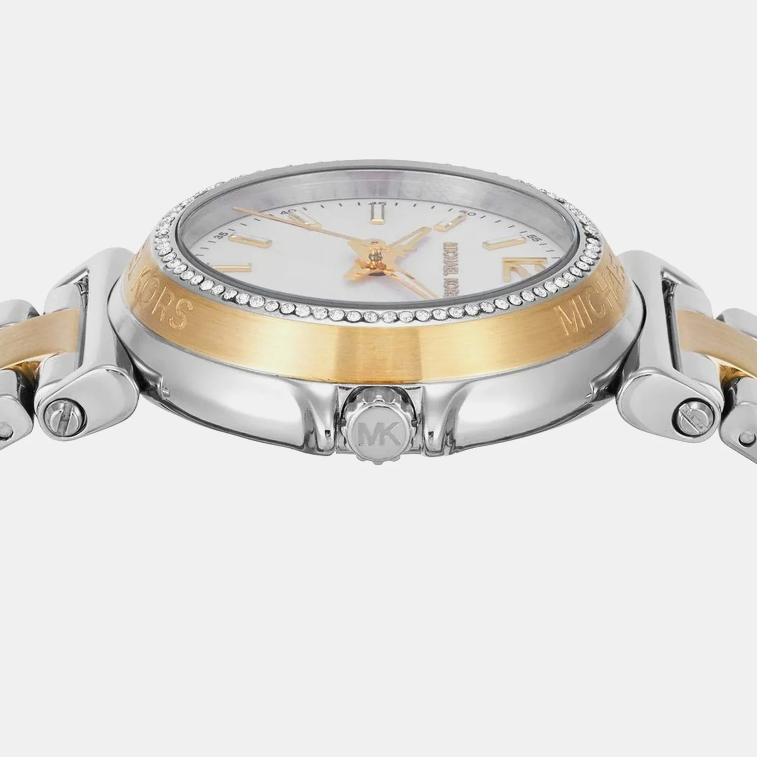 Maren Women Quartz White Dial Analog Stainless Steel Watch MK7492 - Image 4