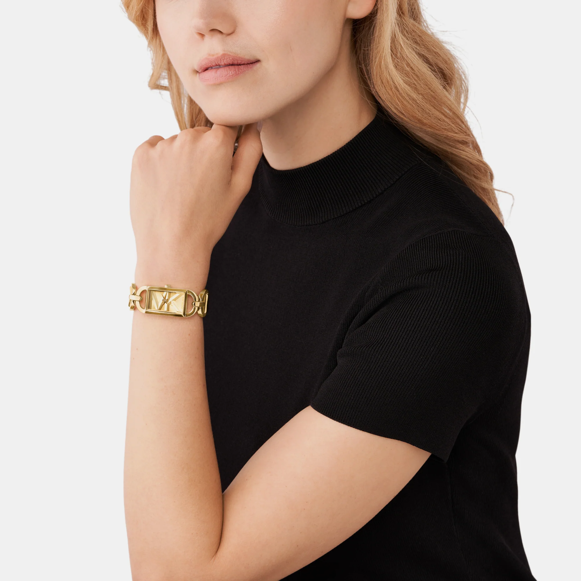 Mk Empire Women Quartz Gold Dial Analog Stainless Steel Watch MK7406 - Image 6