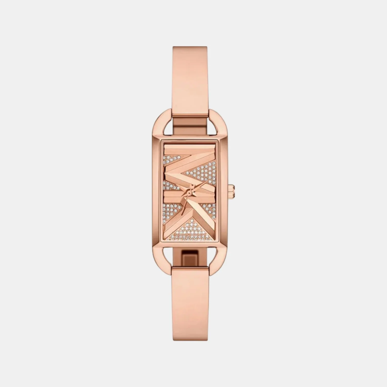 Empire Women Quartz Rose Gold Dial Analog Stainless Steel Watch MK4858 - Image 2