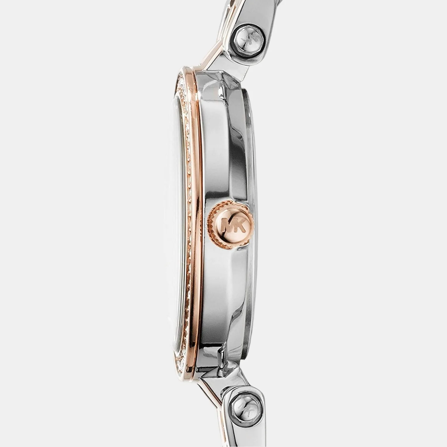 Petite Darci Women Quartz Silver Dial Analog Stainless Steel Watch MK3298 - Image 2