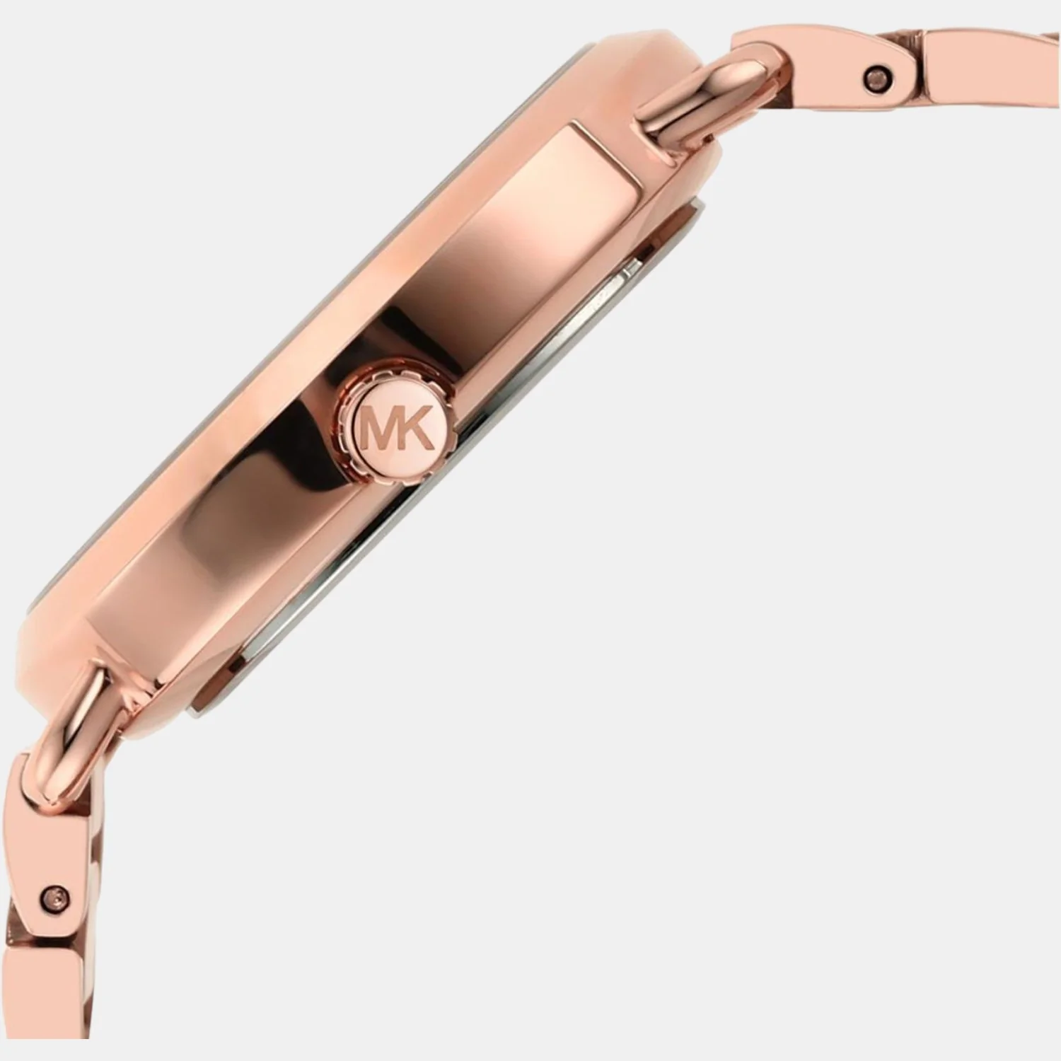 Portia Women Quartz Rose Gold Dial Analog Stainless Steel Watch MK4598 - Image 3