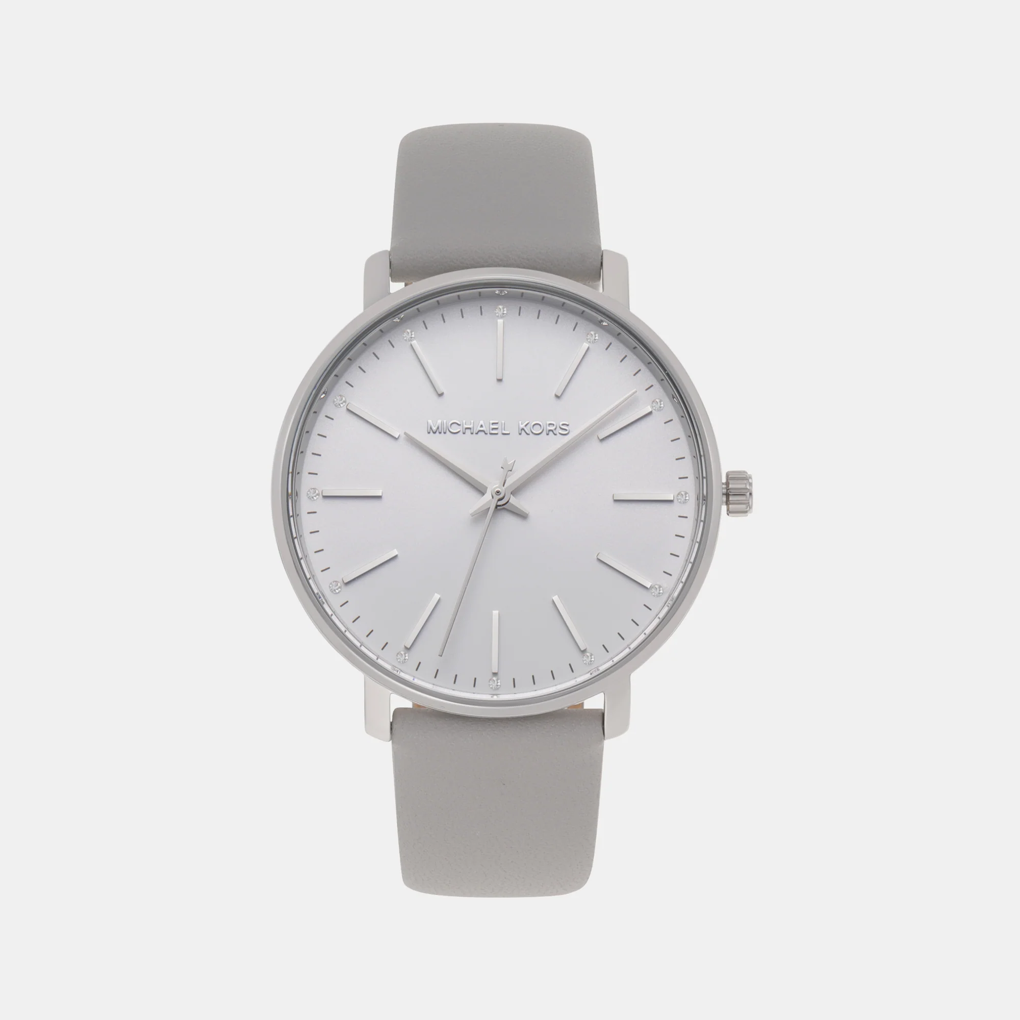 Pyper Women Quartz White Dial Analog Leather Watch MK2797