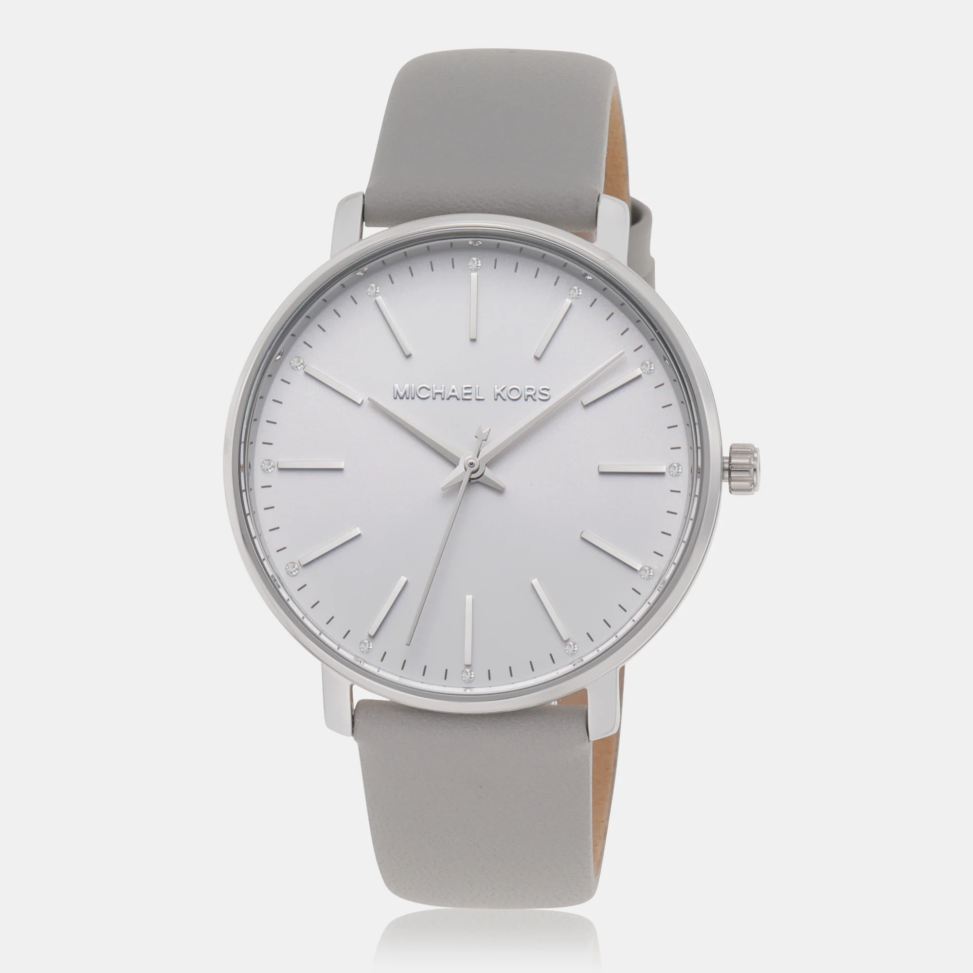 Pyper Women Quartz White Dial Analog Leather Watch MK2797 - Image 2